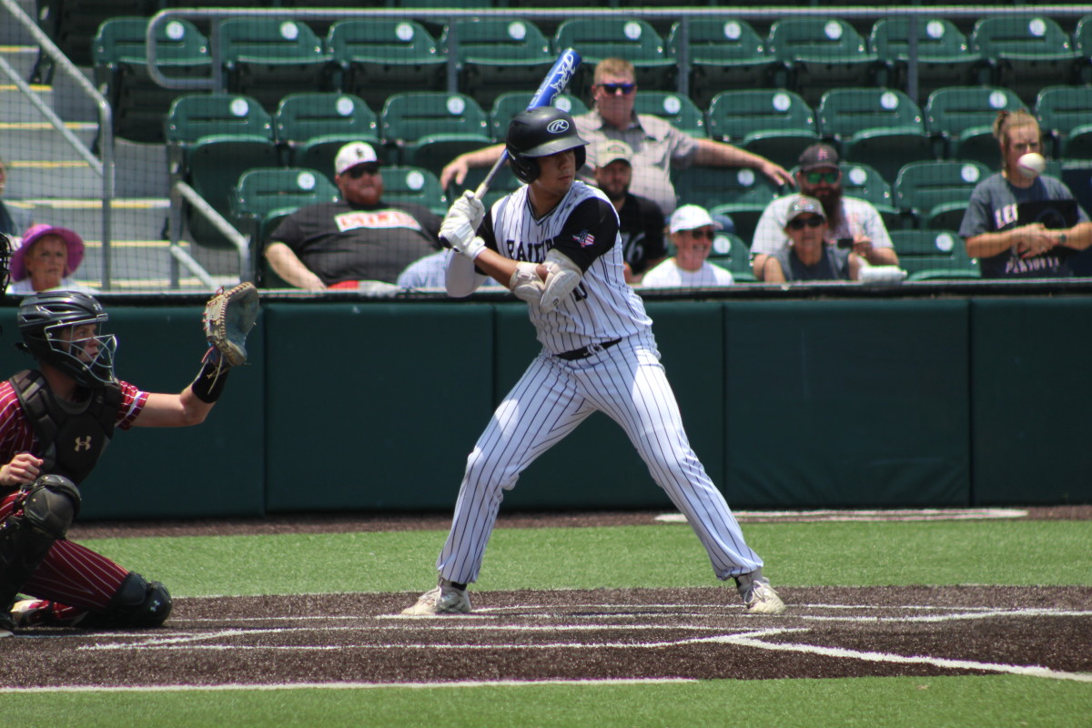 Texarkana Liberty-Eylau Canyon Randall 4A UIL state semifinals Texas baseball playoffs 060723 Andrew McCulloch 89